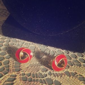 Signed Crown Trifari earrings